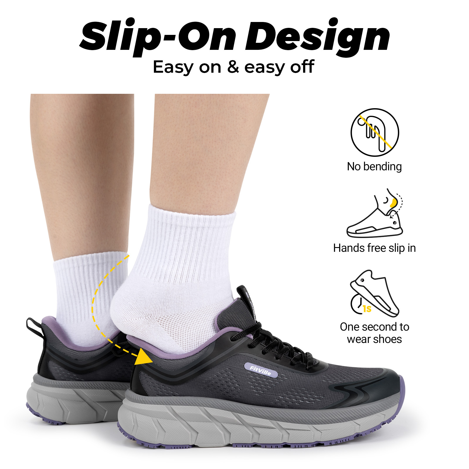Fitville Women's Sports Shoes  - Wide Toe Box Running Sneakers review and price