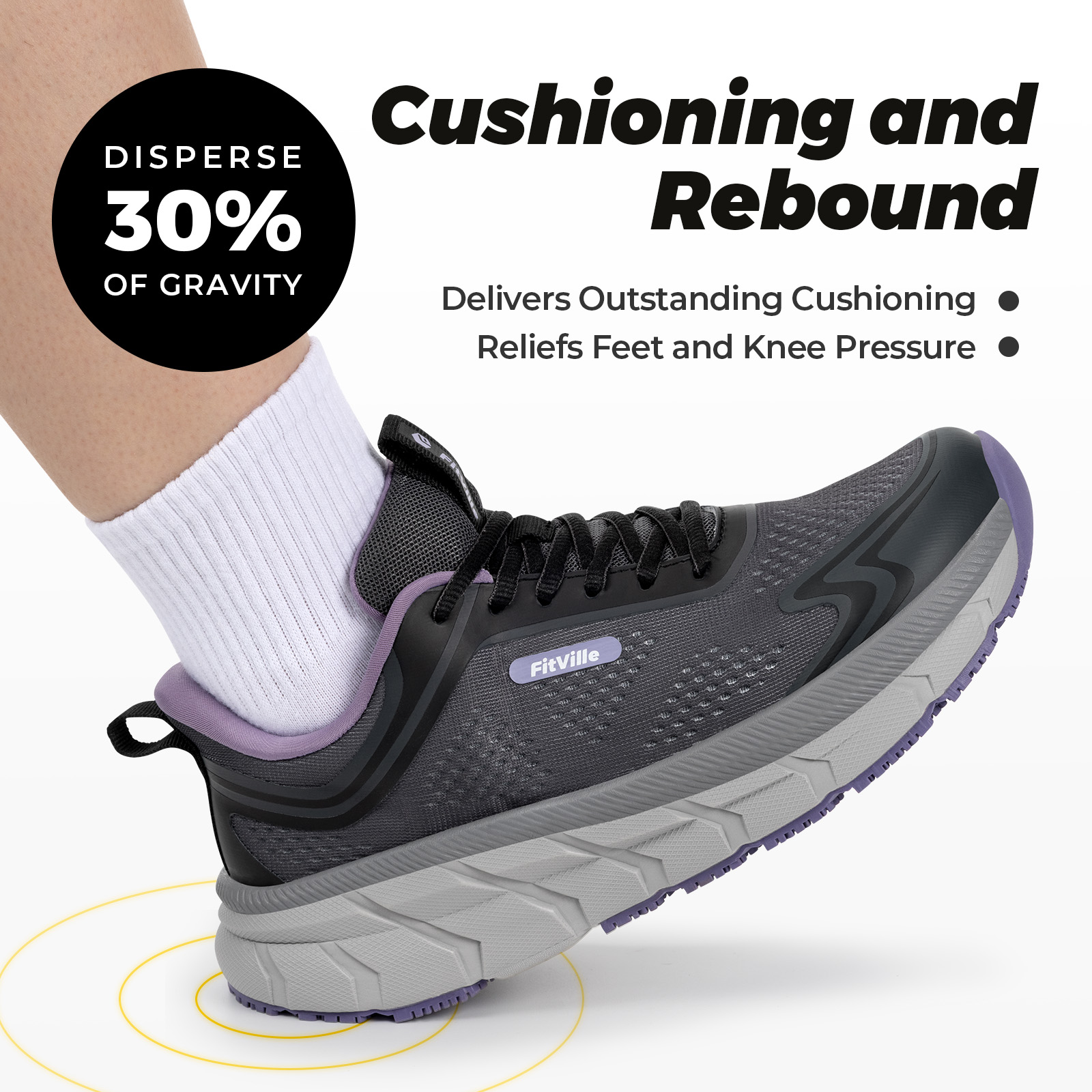 Fitville Women's Sports Shoes  - Wide Toe Box Running Sneakers review and price