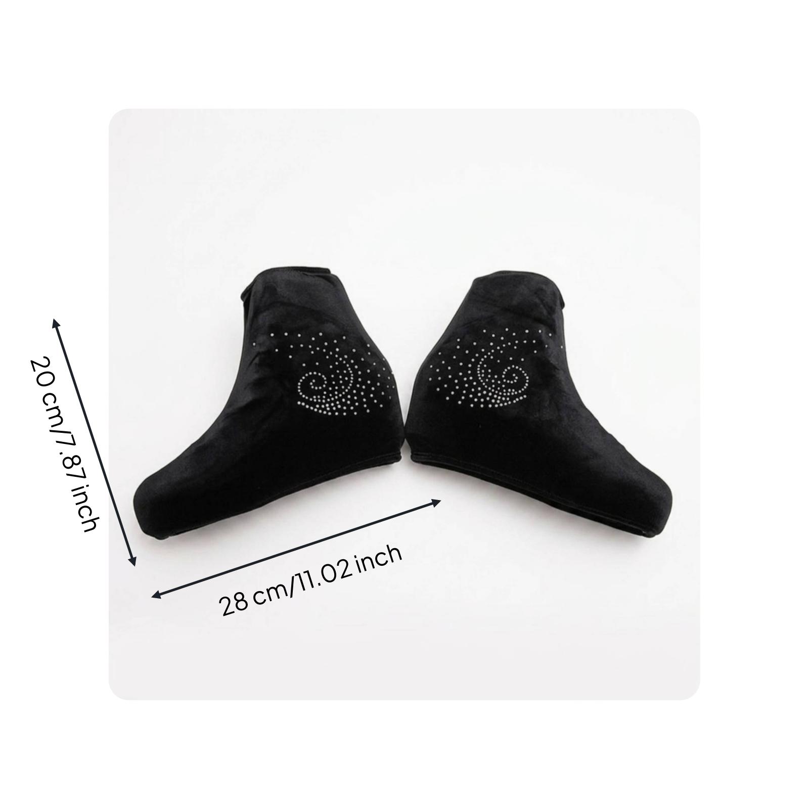 Plush Velvet Ice Skate Covers  - Boots review and price