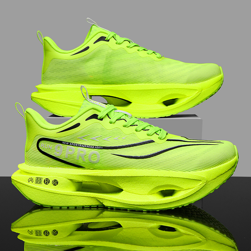 Men Running Shoes Carbon Board - Breathable Mesh Athletic Shoes review and price