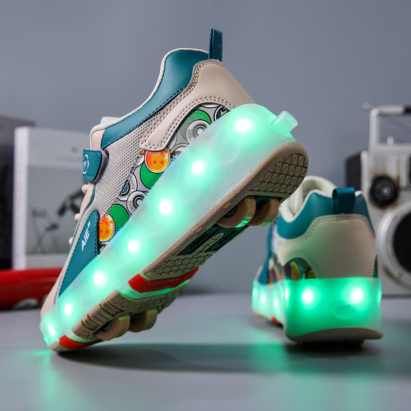 Youth Roller Shoes With 4 Whee - Running Shoes review and price